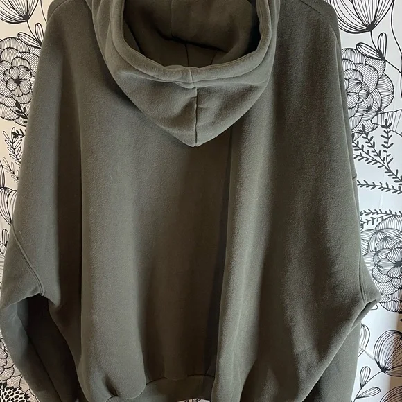 Comfrt Millstone Green Zip-Up Hoodie - Picture 4 of 4